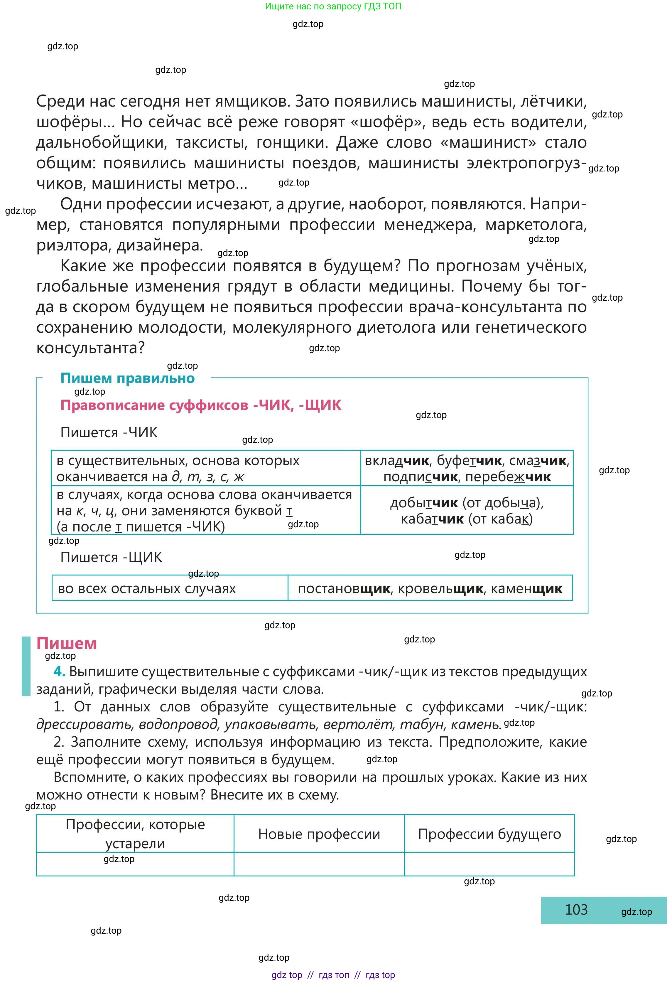 Русский язык, 5 класс Учебник, авторы: Клокова Елена Валерьевна, Белозёрова Ольга Игоревна, Ибраева Таскира Ильшатовна, Сулейменова Бахиевна Гульсайран, Муханбеткалиев Аскен Самуратович, Касымова Айман Берденовна, Опря Оксана Викторовна, издательство АОО «Назарбаев Интеллектуальные школы», Астана, 2018, Часть 1, страница 103