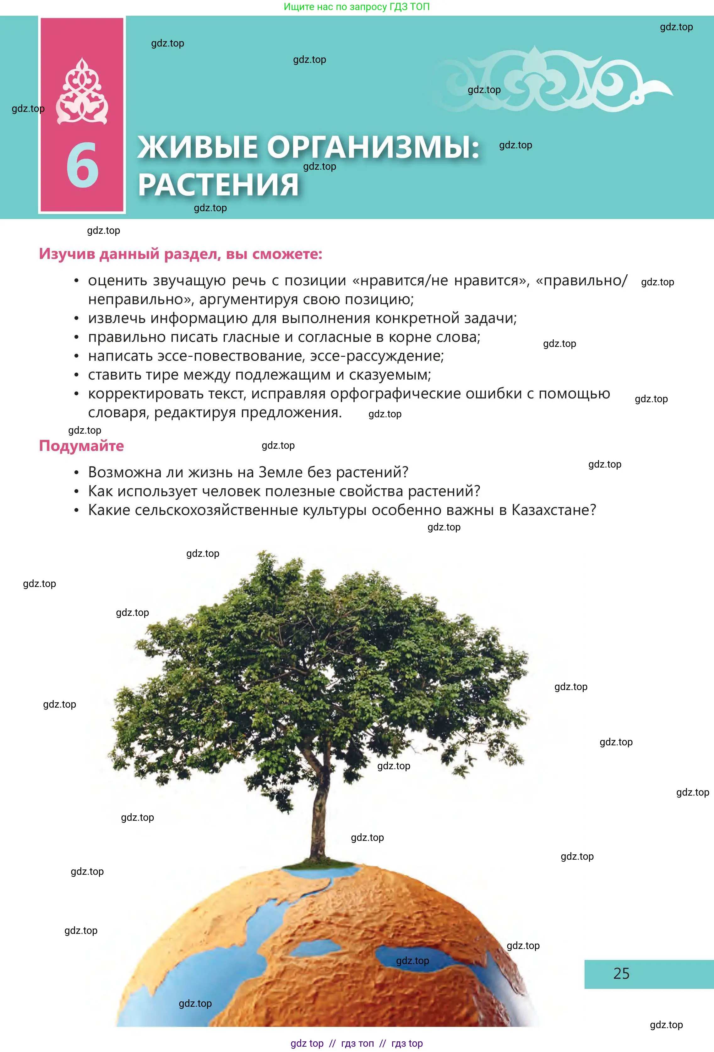 Русский язык, 5 класс Учебник, авторы: Клокова Елена Валерьевна, Белозёрова Ольга Игоревна, Ибраева Таскира Ильшатовна, Сулейменова Бахиевна Гульсайран, Муханбеткалиев Аскен Самуратович, Касымова Айман Берденовна, Опря Оксана Викторовна, издательство АОО «Назарбаев Интеллектуальные школы», Астана, 2018, страница 25