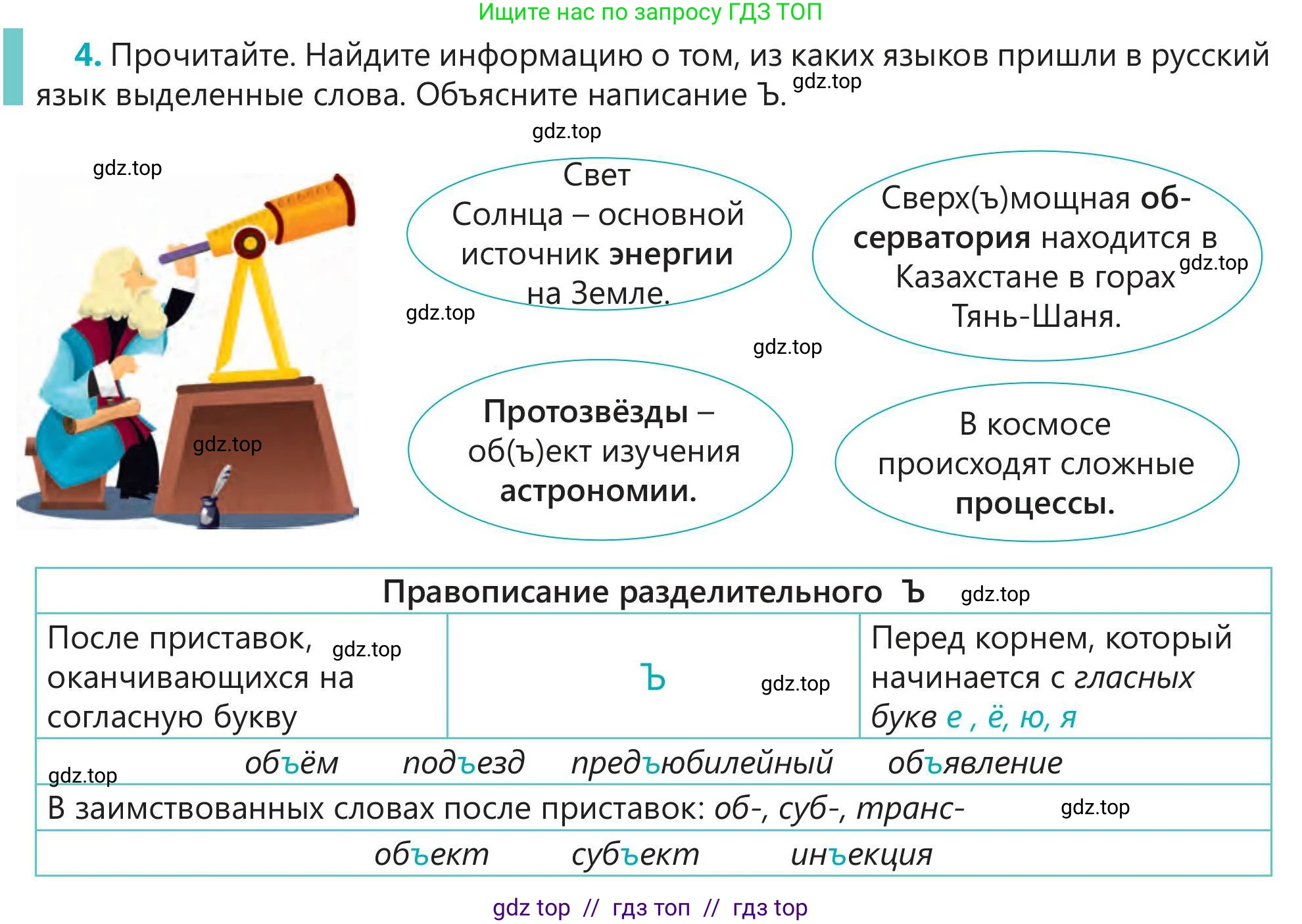 Русский язык, 5 класс Учебник, авторы: Клокова Елена Валерьевна, Белозёрова Ольга Игоревна, Ибраева Таскира Ильшатовна, Сулейменова Бахиевна Гульсайран, Муханбеткалиев Аскен Самуратович, Касымова Айман Берденовна, Опря Оксана Викторовна, издательство АОО «Назарбаев Интеллектуальные школы», Астана, 2018, Часть 2, страница 74, номер 4, Условие