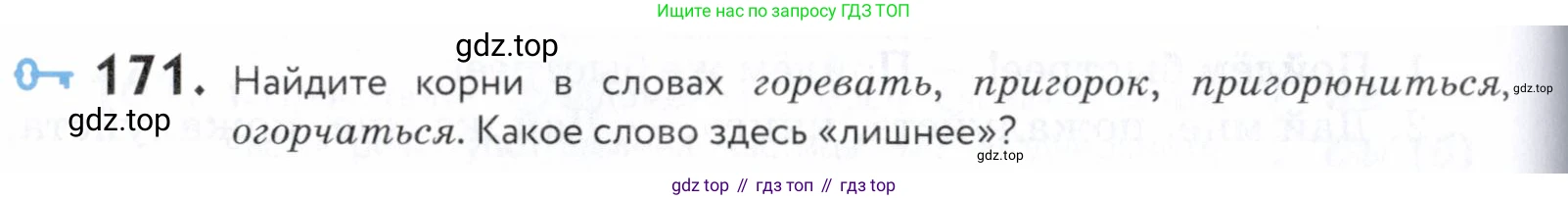 ГДЗ Русский язык, 5 класс Учебник, авторы: Купалова Александра Юльевна, Еремеева Ангелина Павловна, Лидман-Орлова Галина Кузьминична, Пименова Светлана Николаевна, Молодцова Светлана Николаевна, Пахнова Т М, Пичугов Юрий Степанович, Талалаева Л Ф, издательство Просвещение, Москва, 2021, белого цвета, страница 60, номер 171, Условие