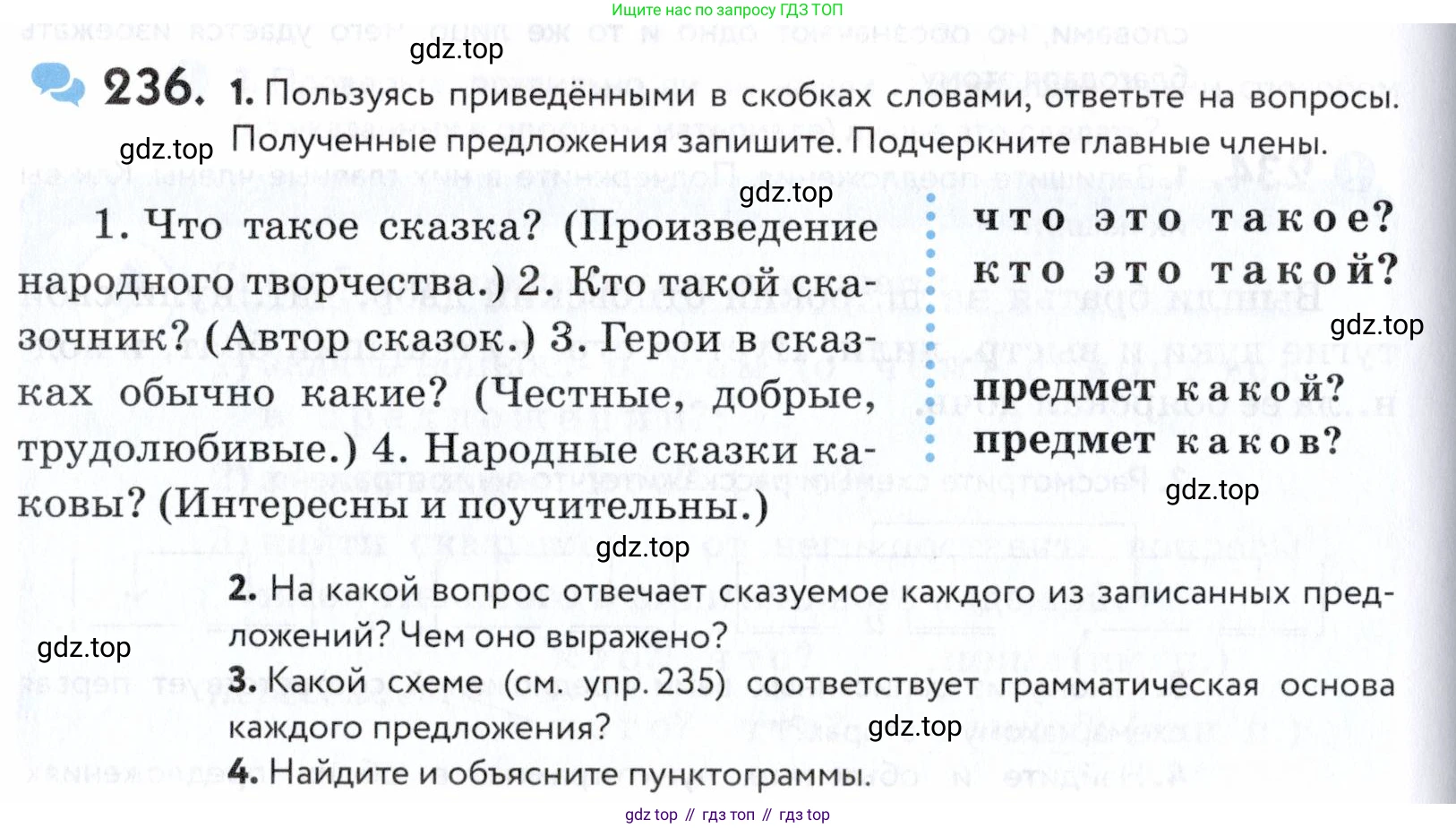 ГДЗ Русский язык, 5 класс Учебник, авторы: Купалова Александра Юльевна, Еремеева Ангелина Павловна, Лидман-Орлова Галина Кузьминична, Пименова Светлана Николаевна, Молодцова Светлана Николаевна, Пахнова Т М, Пичугов Юрий Степанович, Талалаева Л Ф, издательство Просвещение, Москва, 2021, белого цвета, страница 80, номер 236, Условие