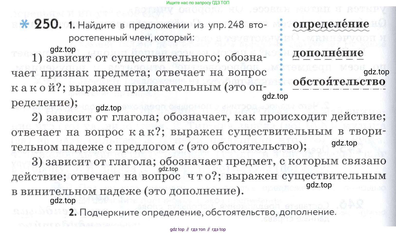 ГДЗ Русский язык, 5 класс Учебник, авторы: Купалова Александра Юльевна, Еремеева Ангелина Павловна, Лидман-Орлова Галина Кузьминична, Пименова Светлана Николаевна, Молодцова Светлана Николаевна, Пахнова Т М, Пичугов Юрий Степанович, Талалаева Л Ф, издательство Просвещение, Москва, 2021, белого цвета, страница 84, номер 250, Условие