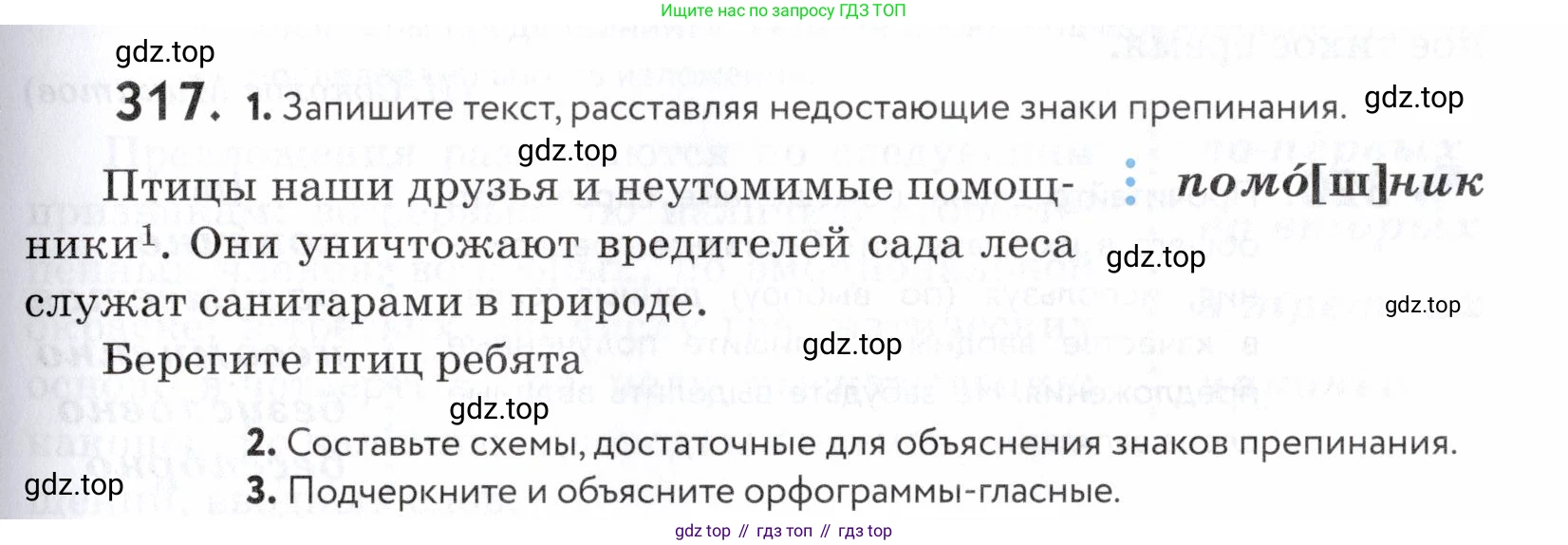 ГДЗ Русский язык, 5 класс Учебник, авторы: Купалова Александра Юльевна, Еремеева Ангелина Павловна, Лидман-Орлова Галина Кузьминична, Пименова Светлана Николаевна, Молодцова Светлана Николаевна, Пахнова Т М, Пичугов Юрий Степанович, Талалаева Л Ф, издательство Просвещение, Москва, 2021, белого цвета, страница 105, номер 317, Условие