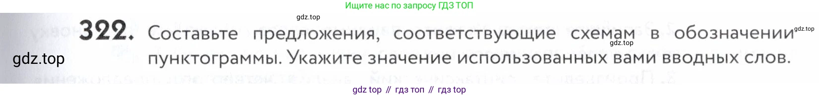 ГДЗ Русский язык, 5 класс Учебник, авторы: Купалова Александра Юльевна, Еремеева Ангелина Павловна, Лидман-Орлова Галина Кузьминична, Пименова Светлана Николаевна, Молодцова Светлана Николаевна, Пахнова Т М, Пичугов Юрий Степанович, Талалаева Л Ф, издательство Просвещение, Москва, 2021, белого цвета, страница 107, номер 322, Условие