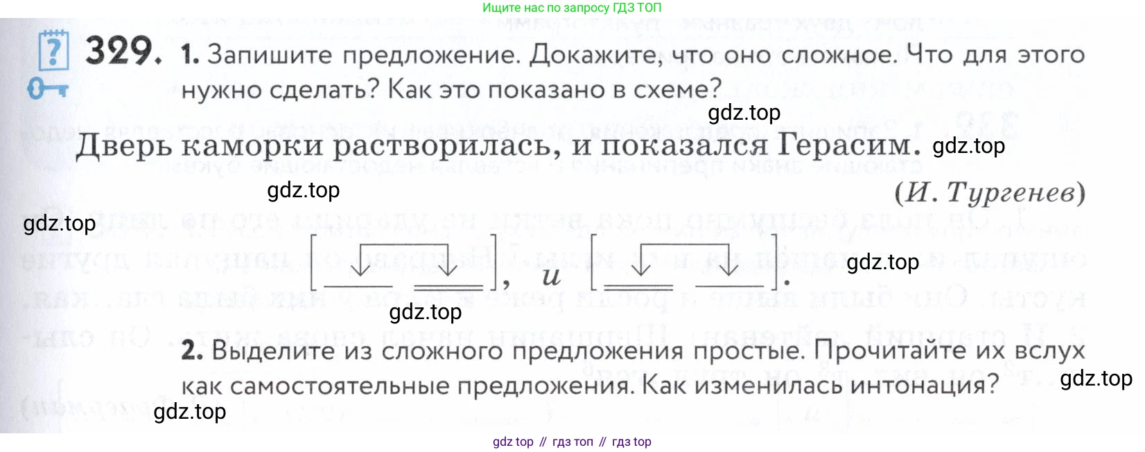 ГДЗ Русский язык, 5 класс Учебник, авторы: Купалова Александра Юльевна, Еремеева Ангелина Павловна, Лидман-Орлова Галина Кузьминична, Пименова Светлана Николаевна, Молодцова Светлана Николаевна, Пахнова Т М, Пичугов Юрий Степанович, Талалаева Л Ф, издательство Просвещение, Москва, 2021, белого цвета, страница 109, номер 329, Условие