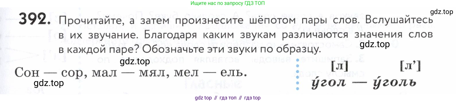 ГДЗ Русский язык, 5 класс Учебник, авторы: Купалова Александра Юльевна, Еремеева Ангелина Павловна, Лидман-Орлова Галина Кузьминична, Пименова Светлана Николаевна, Молодцова Светлана Николаевна, Пахнова Т М, Пичугов Юрий Степанович, Талалаева Л Ф, издательство Просвещение, Москва, 2021, белого цвета, страница 131, номер 392, Условие
