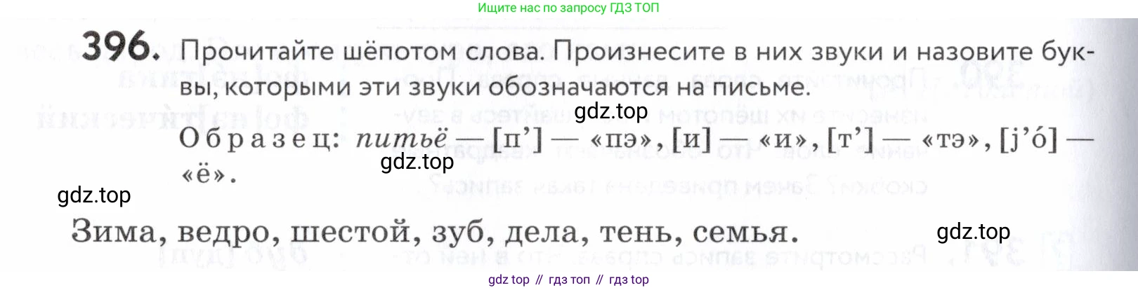 ГДЗ Русский язык, 5 класс Учебник, авторы: Купалова Александра Юльевна, Еремеева Ангелина Павловна, Лидман-Орлова Галина Кузьминична, Пименова Светлана Николаевна, Молодцова Светлана Николаевна, Пахнова Т М, Пичугов Юрий Степанович, Талалаева Л Ф, издательство Просвещение, Москва, 2021, белого цвета, страница 132, номер 396, Условие