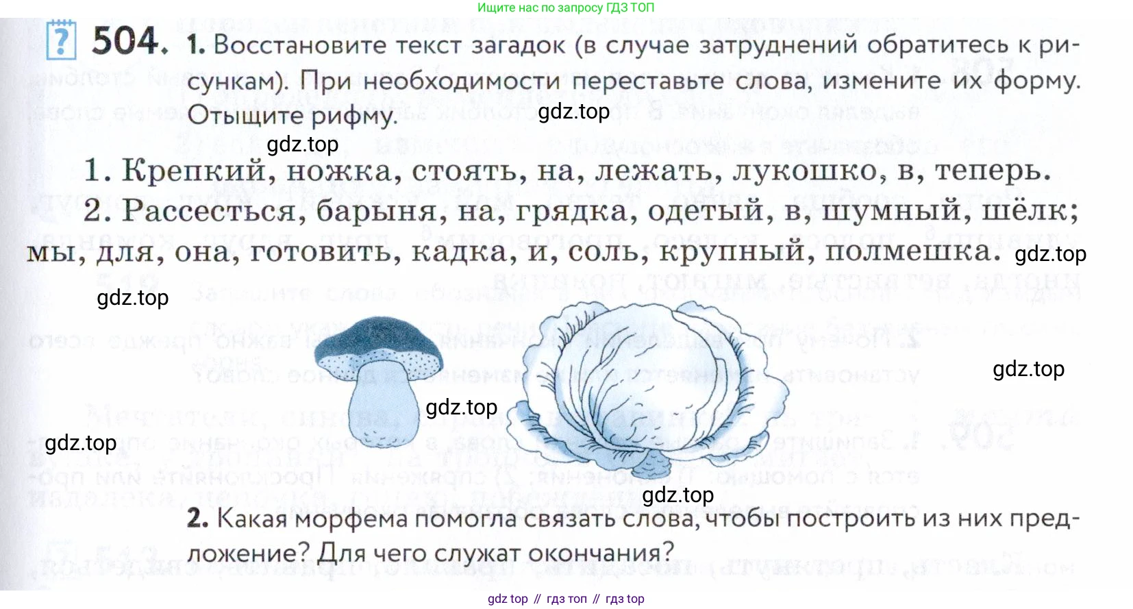 ГДЗ Русский язык, 5 класс Учебник, авторы: Купалова Александра Юльевна, Еремеева Ангелина Павловна, Лидман-Орлова Галина Кузьминична, Пименова Светлана Николаевна, Молодцова Светлана Николаевна, Пахнова Т М, Пичугов Юрий Степанович, Талалаева Л Ф, издательство Просвещение, Москва, 2021, белого цвета, страница 161, номер 504, Условие