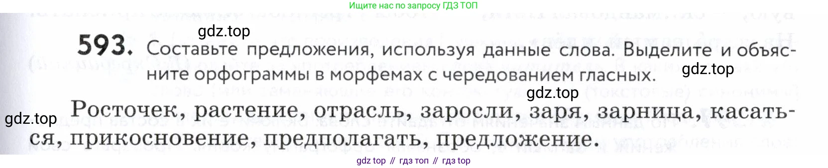ГДЗ Русский язык, 5 класс Учебник, авторы: Купалова Александра Юльевна, Еремеева Ангелина Павловна, Лидман-Орлова Галина Кузьминична, Пименова Светлана Николаевна, Молодцова Светлана Николаевна, Пахнова Т М, Пичугов Юрий Степанович, Талалаева Л Ф, издательство Просвещение, Москва, 2021, белого цвета, страница 185, номер 593, Условие