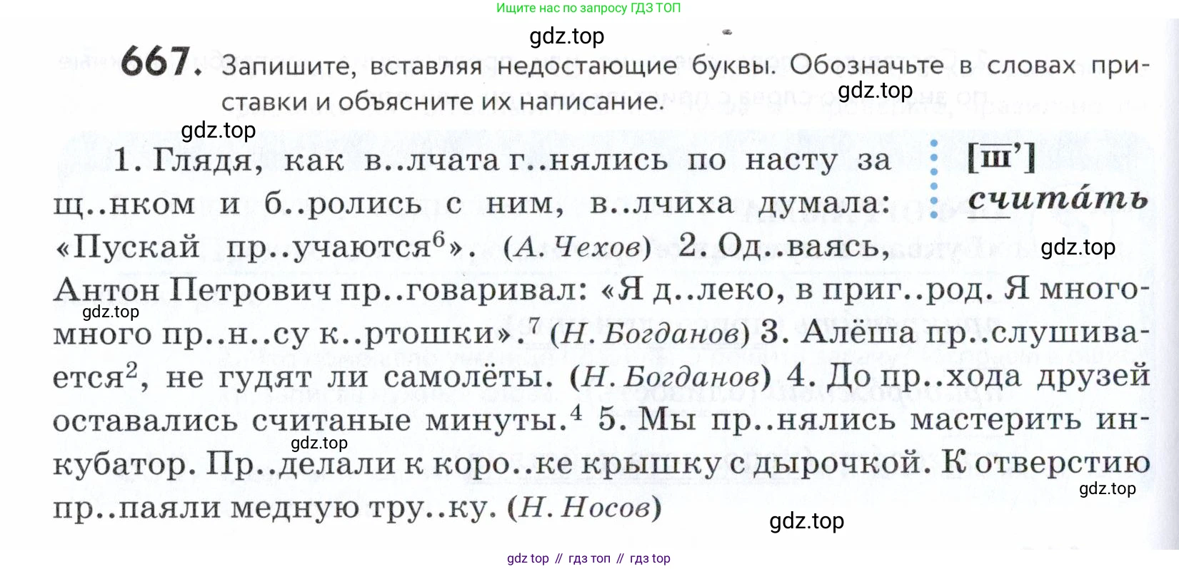 ГДЗ Русский язык, 5 класс Учебник, авторы: Купалова Александра Юльевна, Еремеева Ангелина Павловна, Лидман-Орлова Галина Кузьминична, Пименова Светлана Николаевна, Молодцова Светлана Николаевна, Пахнова Т М, Пичугов Юрий Степанович, Талалаева Л Ф, издательство Просвещение, Москва, 2021, белого цвета, страница 202, номер 667, Условие