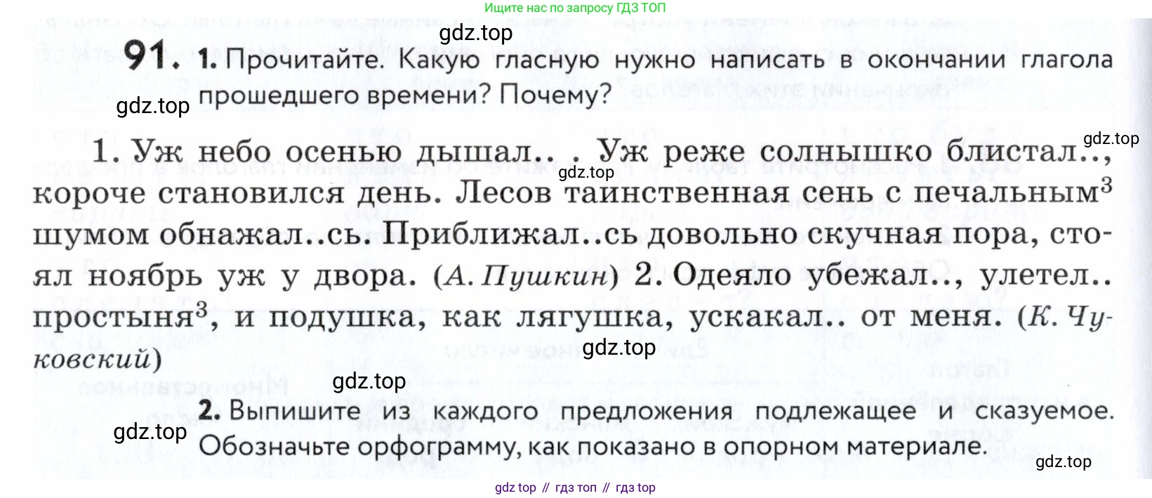 ГДЗ Русский язык, 5 класс Учебник, авторы: Купалова Александра Юльевна, Еремеева Ангелина Павловна, Лидман-Орлова Галина Кузьминична, Пименова Светлана Николаевна, Молодцова Светлана Николаевна, Пахнова Т М, Пичугов Юрий Степанович, Талалаева Л Ф, издательство Просвещение, Москва, 2021, белого цвета, страница 38, номер 91, Условие