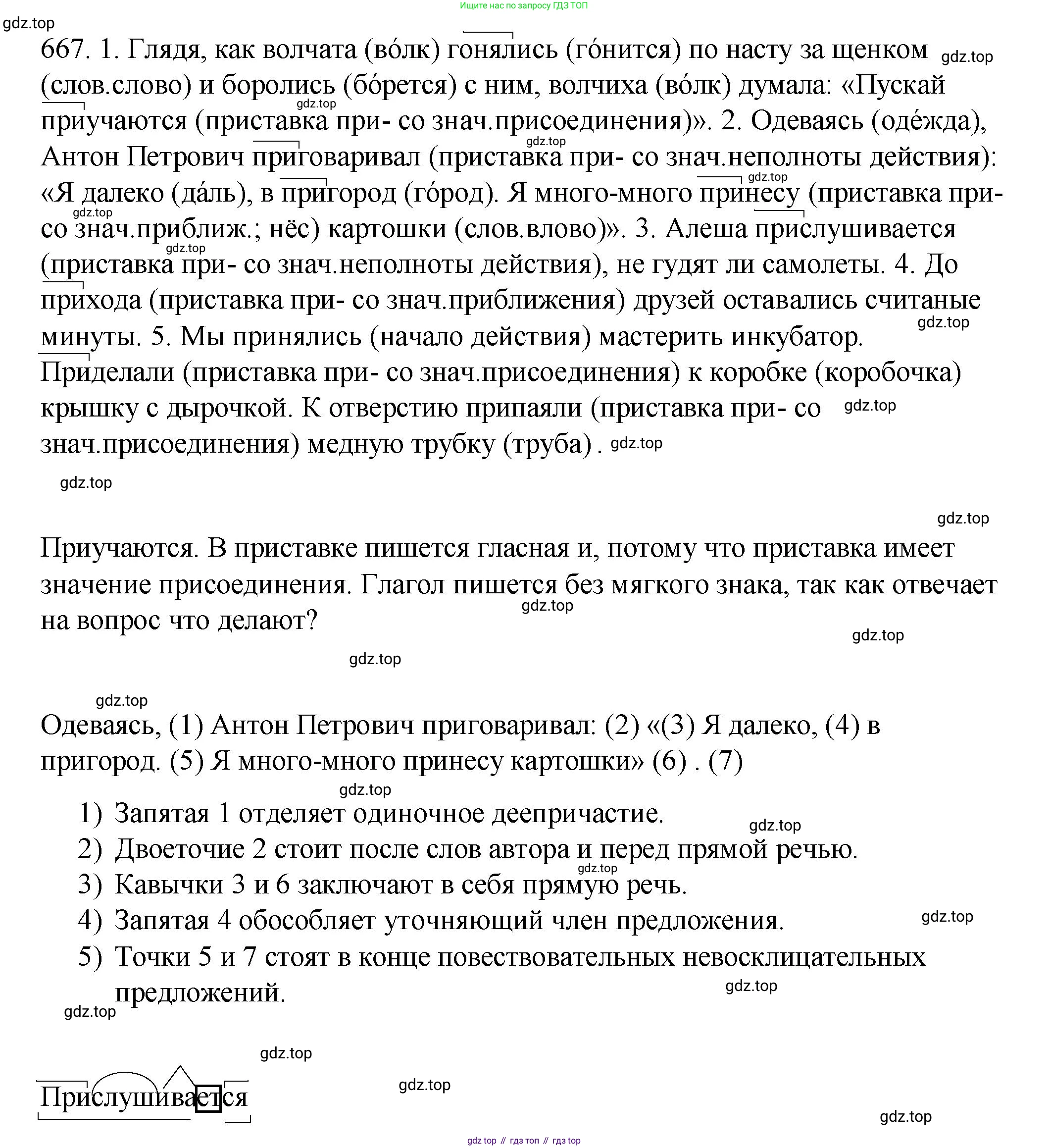 ГДЗ Русский язык, 5 класс Учебник, авторы: Купалова Александра Юльевна, Еремеева Ангелина Павловна, Лидман-Орлова Галина Кузьминична, Пименова Светлана Николаевна, Молодцова Светлана Николаевна, Пахнова Т М, Пичугов Юрий Степанович, Талалаева Л Ф, издательство Просвещение, Москва, 2021, белого цвета, страница 202, номер 667, Решение 1