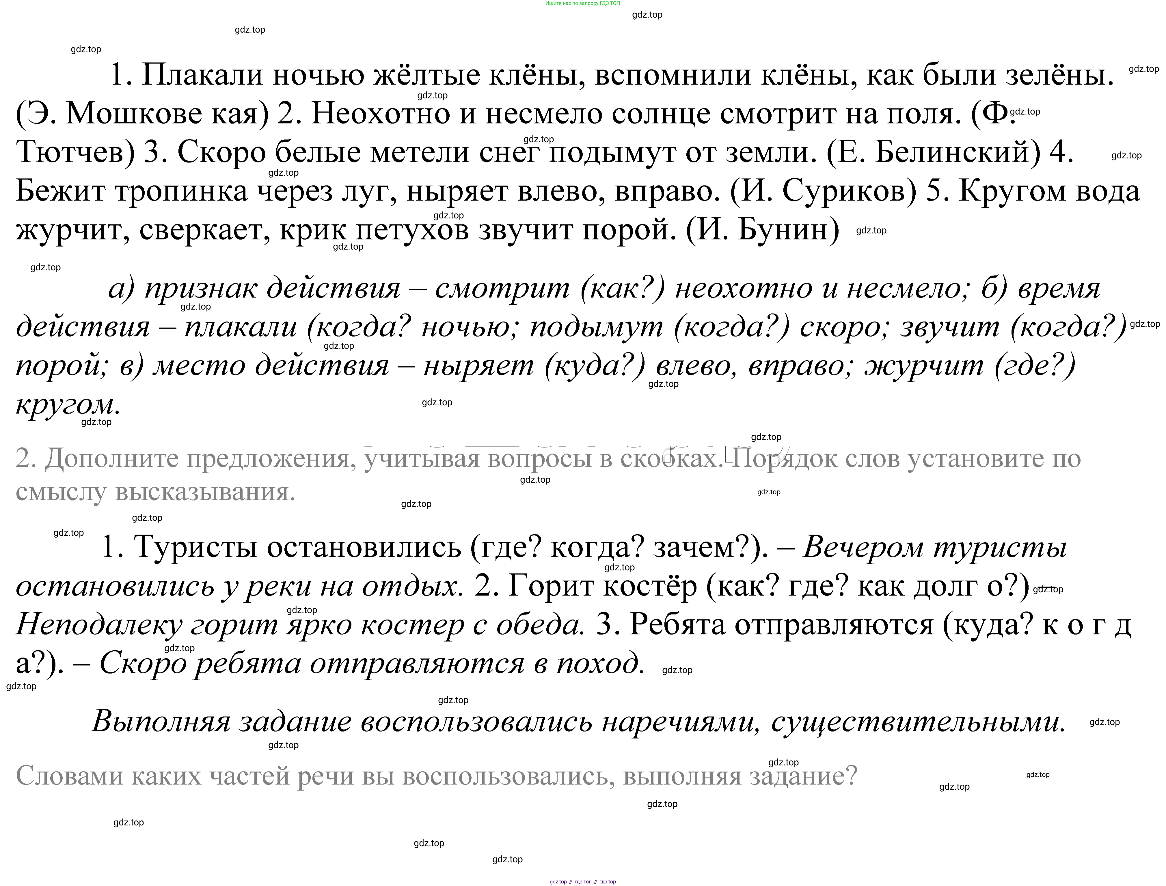 ГДЗ Русский язык, 5 класс Учебник, авторы: Купалова Александра Юльевна, Еремеева Ангелина Павловна, Лидман-Орлова Галина Кузьминична, Пименова Светлана Николаевна, Молодцова Светлана Николаевна, Пахнова Т М, Пичугов Юрий Степанович, Талалаева Л Ф, издательство Просвещение, Москва, 2021, белого цвета, страница 49, номер 125, Решение 2