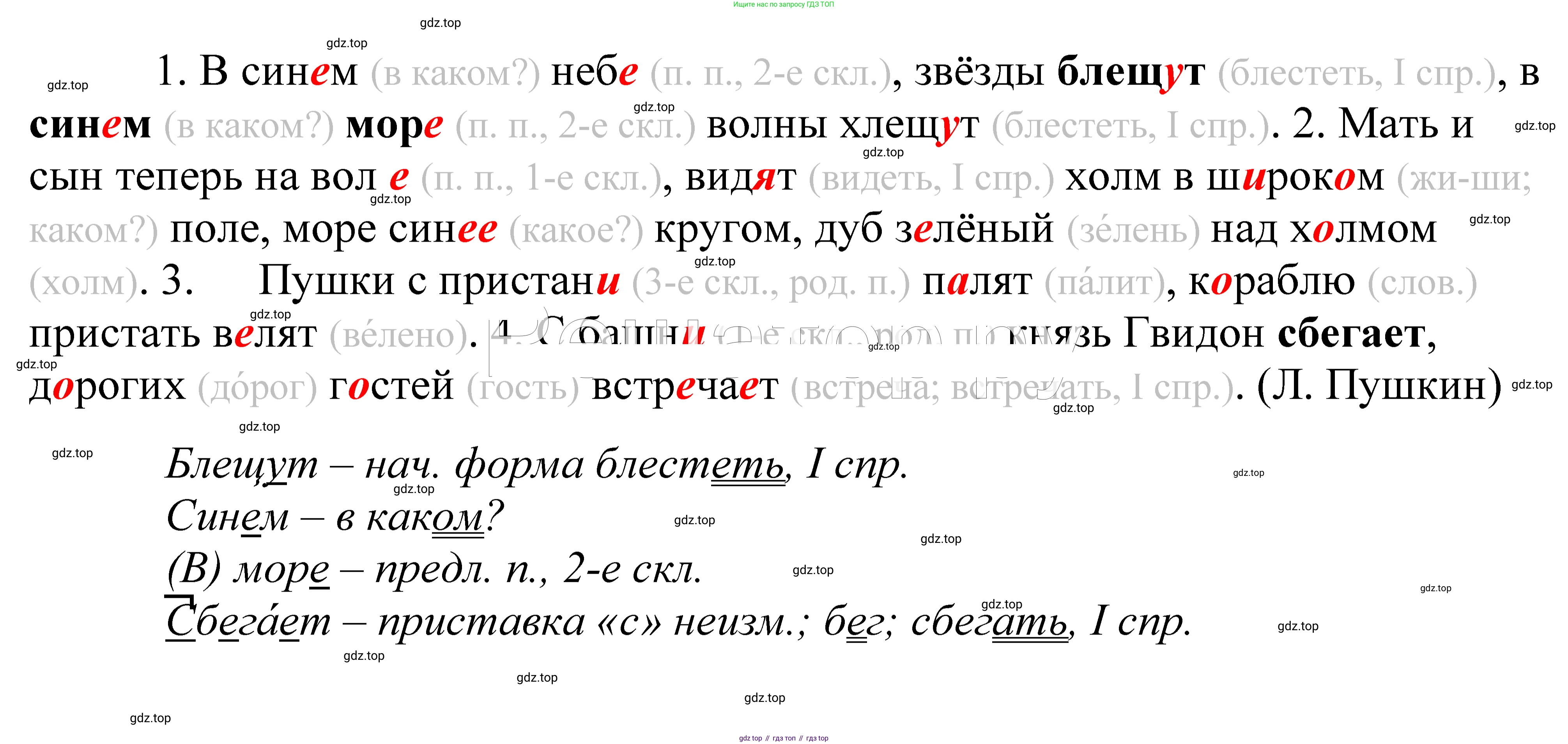 ГДЗ Русский язык, 5 класс Учебник, авторы: Купалова Александра Юльевна, Еремеева Ангелина Павловна, Лидман-Орлова Галина Кузьминична, Пименова Светлана Николаевна, Молодцова Светлана Николаевна, Пахнова Т М, Пичугов Юрий Степанович, Талалаева Л Ф, издательство Просвещение, Москва, 2021, белого цвета, страница 61, номер 179, Решение 2