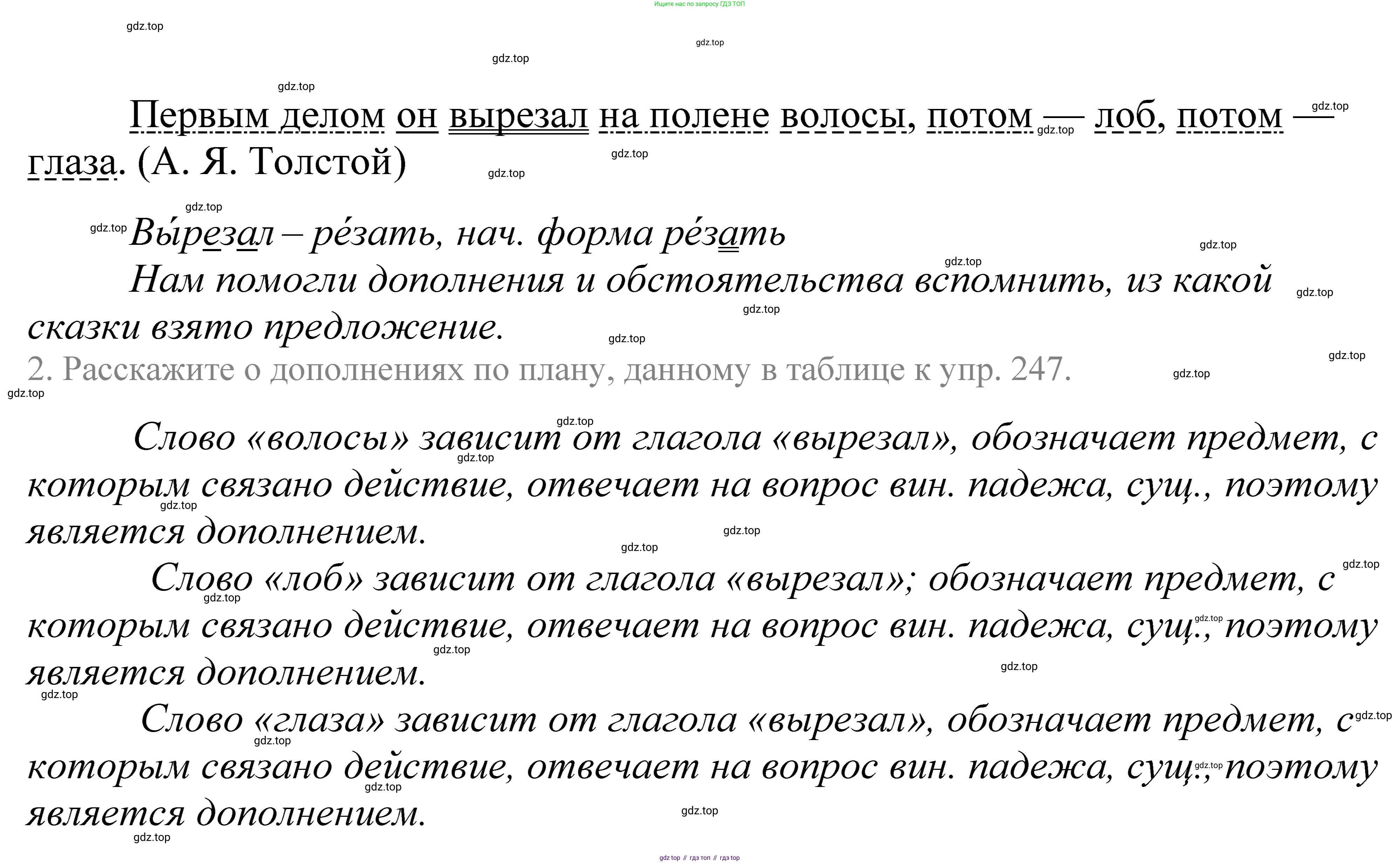 ГДЗ Русский язык, 5 класс Учебник, авторы: Купалова Александра Юльевна, Еремеева Ангелина Павловна, Лидман-Орлова Галина Кузьминична, Пименова Светлана Николаевна, Молодцова Светлана Николаевна, Пахнова Т М, Пичугов Юрий Степанович, Талалаева Л Ф, издательство Просвещение, Москва, 2021, белого цвета, страница 88, номер 260, Решение 2