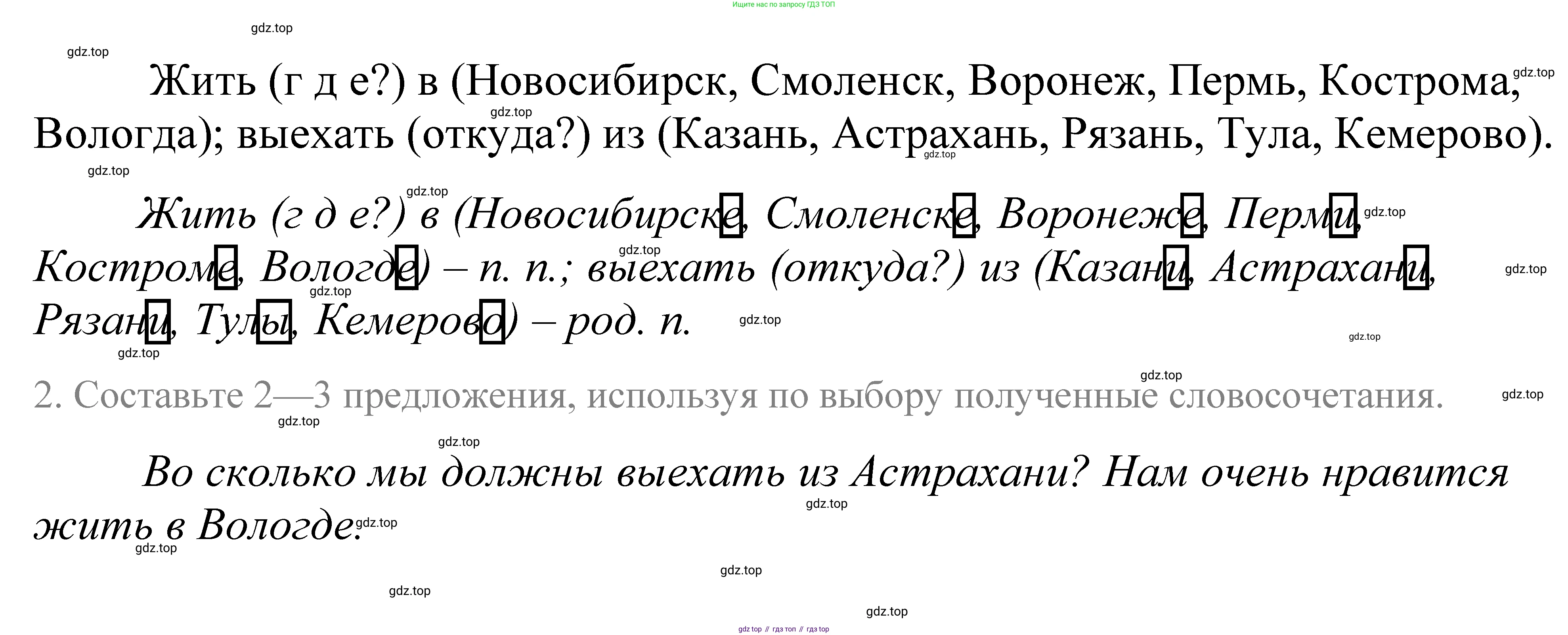 ГДЗ Русский язык, 5 класс Учебник, авторы: Купалова Александра Юльевна, Еремеева Ангелина Павловна, Лидман-Орлова Галина Кузьминична, Пименова Светлана Николаевна, Молодцова Светлана Николаевна, Пахнова Т М, Пичугов Юрий Степанович, Талалаева Л Ф, издательство Просвещение, Москва, 2021, белого цвета, страница 32, номер 69, Решение 2