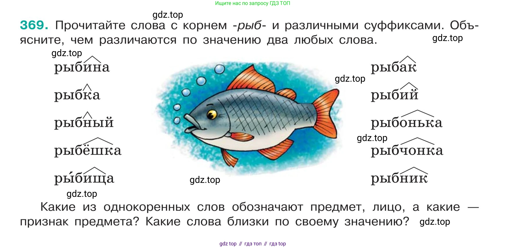 ГДЗ Русский язык, 5 класс Учебник, авторы: Ладыженская Таиса Алексеевна, Баранов Михаил Трофимович, Тростенцова Лидия Александровна, Ладыженская Наталия Вениаминовна, Дейкина Алевтина Дмитриевна, Григорян Лариса Трофимовна, Кулибаба Иван Иванович, Антонова Любовь Геннадиевна, издательство Просвещение, Москва, 2023, салатового цвета, Часть 1, страница 178, номер 369, Условие
