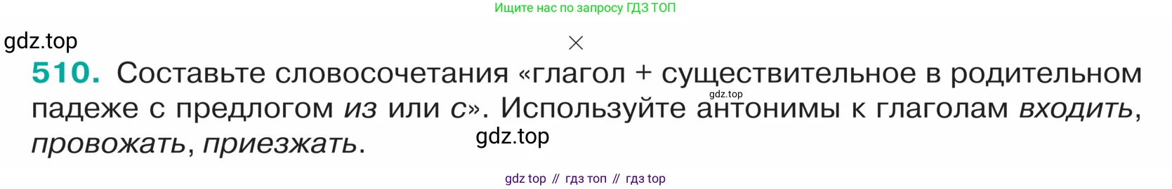 ГДЗ Русский язык, 5 класс Учебник, авторы: Ладыженская Таиса Алексеевна, Баранов Михаил Трофимович, Тростенцова Лидия Александровна, Ладыженская Наталия Вениаминовна, Дейкина Алевтина Дмитриевна, Григорян Лариса Трофимовна, Кулибаба Иван Иванович, Антонова Любовь Геннадиевна, издательство Просвещение, Москва, 2023, салатового цвета, Часть 2, страница 28, номер 510, Условие
