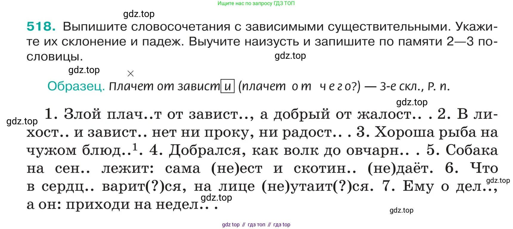 ГДЗ Русский язык, 5 класс Учебник, авторы: Ладыженская Таиса Алексеевна, Баранов Михаил Трофимович, Тростенцова Лидия Александровна, Ладыженская Наталия Вениаминовна, Дейкина Алевтина Дмитриевна, Григорян Лариса Трофимовна, Кулибаба Иван Иванович, Антонова Любовь Геннадиевна, издательство Просвещение, Москва, 2023, салатового цвета, Часть 2, страница 31, номер 518, Условие