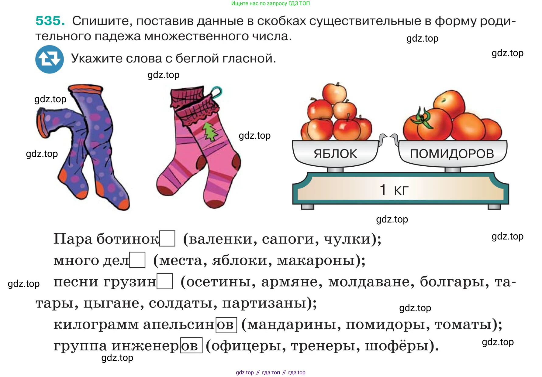 ГДЗ Русский язык, 5 класс Учебник, авторы: Ладыженская Таиса Алексеевна, Баранов Михаил Трофимович, Тростенцова Лидия Александровна, Ладыженская Наталия Вениаминовна, Дейкина Алевтина Дмитриевна, Григорян Лариса Трофимовна, Кулибаба Иван Иванович, Антонова Любовь Геннадиевна, издательство Просвещение, Москва, 2023, салатового цвета, Часть 2, страница 38, номер 535, Условие