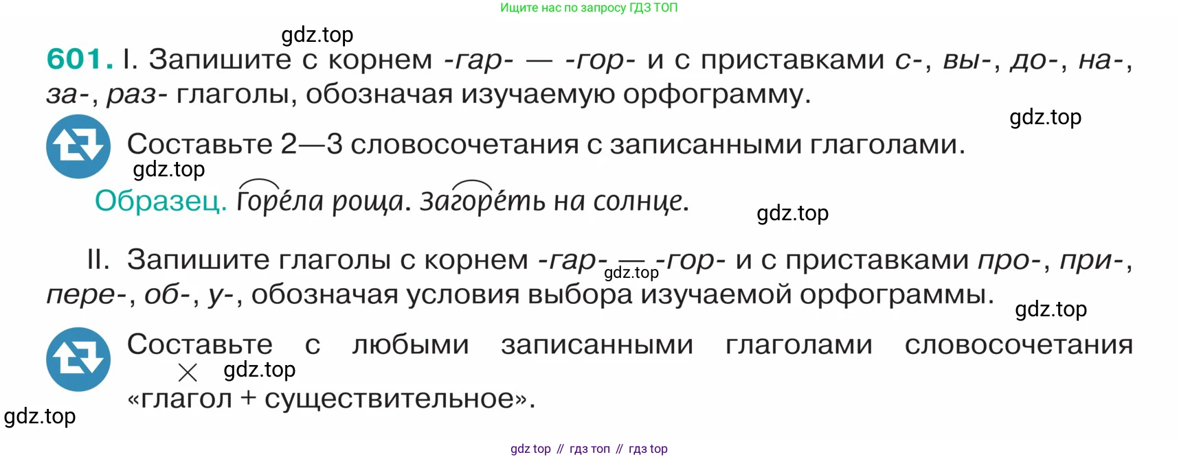 ГДЗ Русский язык, 5 класс Учебник, авторы: Ладыженская Таиса Алексеевна, Баранов Михаил Трофимович, Тростенцова Лидия Александровна, Ладыженская Наталия Вениаминовна, Дейкина Алевтина Дмитриевна, Григорян Лариса Трофимовна, Кулибаба Иван Иванович, Антонова Любовь Геннадиевна, издательство Просвещение, Москва, 2023, салатового цвета, Часть 2, страница 64, номер 601, Условие