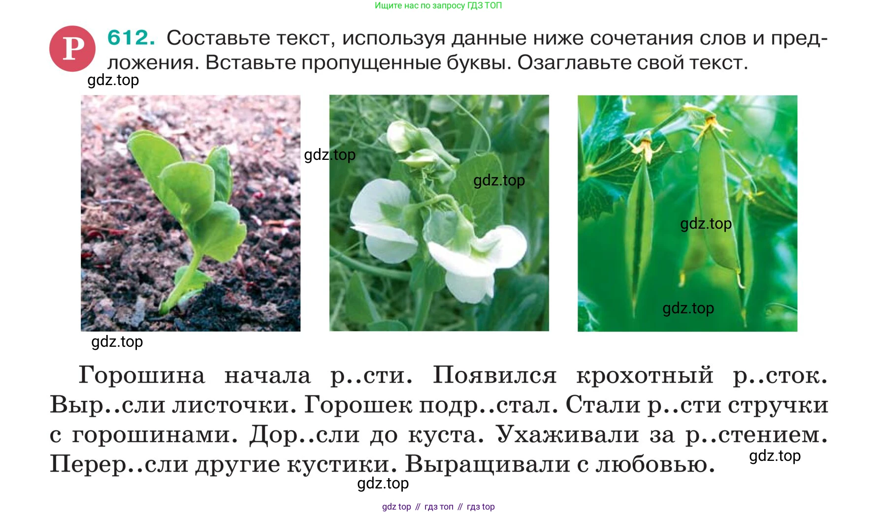 ГДЗ Русский язык, 5 класс Учебник, авторы: Ладыженская Таиса Алексеевна, Баранов Михаил Трофимович, Тростенцова Лидия Александровна, Ладыженская Наталия Вениаминовна, Дейкина Алевтина Дмитриевна, Григорян Лариса Трофимовна, Кулибаба Иван Иванович, Антонова Любовь Геннадиевна, издательство Просвещение, Москва, 2023, салатового цвета, Часть 2, страница 68, номер 612, Условие