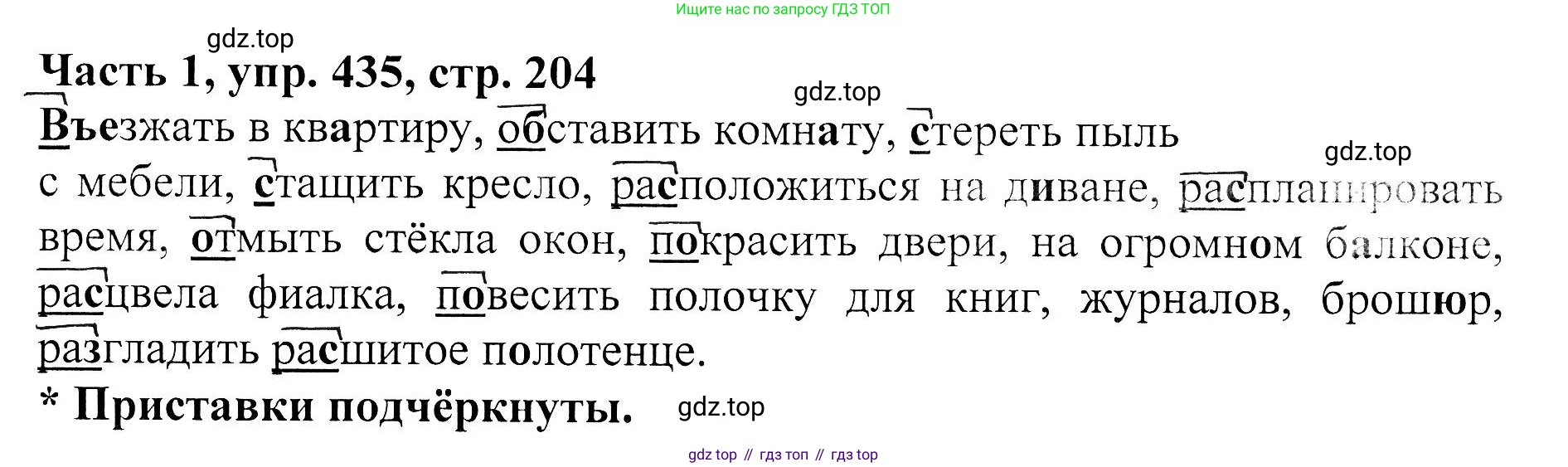 ГДЗ Русский язык, 5 класс Учебник, авторы: Ладыженская Таиса Алексеевна, Баранов Михаил Трофимович, Тростенцова Лидия Александровна, Ладыженская Наталия Вениаминовна, Дейкина Алевтина Дмитриевна, Григорян Лариса Трофимовна, Кулибаба Иван Иванович, Антонова Любовь Геннадиевна, издательство Просвещение, Москва, 2023, салатового цвета, Часть 1, страница 204, номер 435, Решение 1