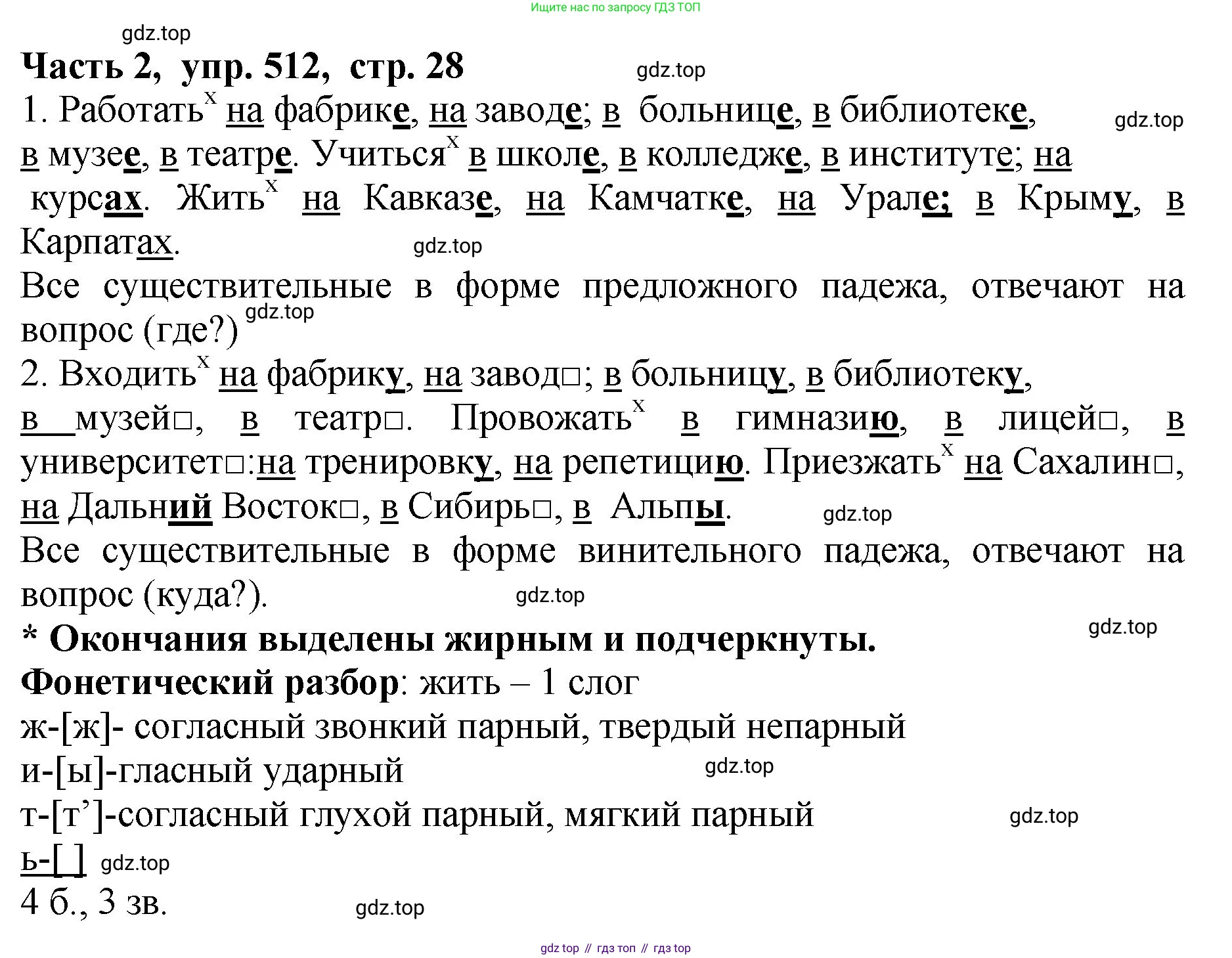ГДЗ Русский язык, 5 класс Учебник, авторы: Ладыженская Таиса Алексеевна, Баранов Михаил Трофимович, Тростенцова Лидия Александровна, Ладыженская Наталия Вениаминовна, Дейкина Алевтина Дмитриевна, Григорян Лариса Трофимовна, Кулибаба Иван Иванович, Антонова Любовь Геннадиевна, издательство Просвещение, Москва, 2023, салатового цвета, Часть 2, страница 28, номер 512, Решение 1
