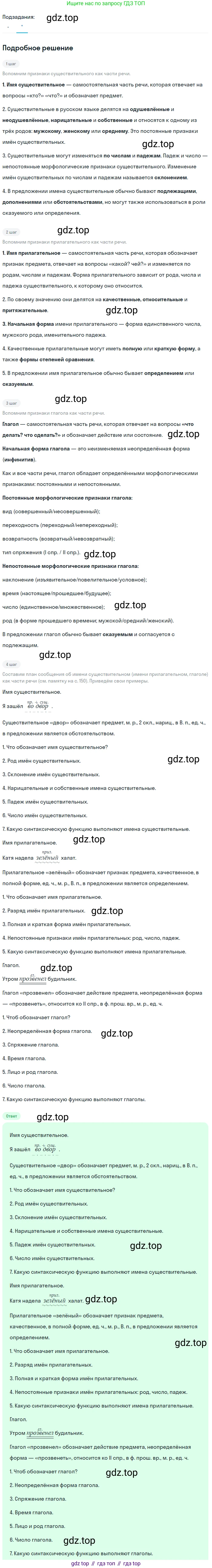 ГДЗ Русский язык, 5 класс Учебник, авторы: Ладыженская Таиса Алексеевна, Баранов Михаил Трофимович, Тростенцова Лидия Александровна, Ладыженская Наталия Вениаминовна, Дейкина Алевтина Дмитриевна, Григорян Лариса Трофимовна, Кулибаба Иван Иванович, Антонова Любовь Геннадиевна, издательство Просвещение, Москва, 2023, салатового цвета, Часть 2, страница 222, номер 942, Решение 2 (продолжение 2)