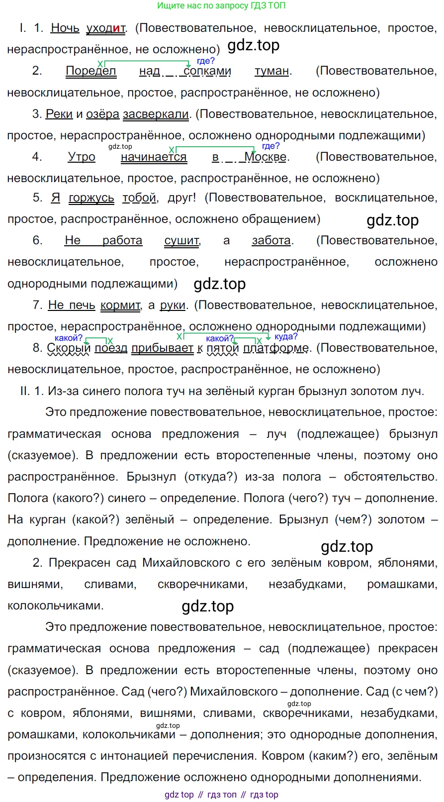 ГДЗ Русский язык, 5 класс Учебник, авторы: Ладыженская Таиса Алексеевна, Баранов Михаил Трофимович, Тростенцова Лидия Александровна, Ладыженская Наталия Вениаминовна, Дейкина Алевтина Дмитриевна, Григорян Лариса Трофимовна, Кулибаба Иван Иванович, Антонова Любовь Геннадиевна, издательство Просвещение, Москва, 2023, салатового цвета, Часть 2, страница 206, номер 911, Решение 3