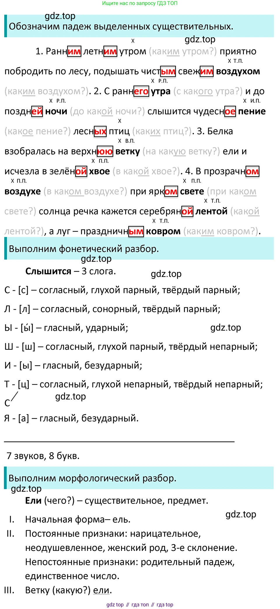 ГДЗ Русский язык, 5 класс Учебник, авторы: Ладыженская Таиса Алексеевна, Баранов Михаил Трофимович, Тростенцова Лидия Александровна, Ладыженская Наталия Вениаминовна, Дейкина Алевтина Дмитриевна, Григорян Лариса Трофимовна, Кулибаба Иван Иванович, Антонова Любовь Геннадиевна, издательство Просвещение, Москва, 2023, салатового цвета, Часть 1, страница 24, номер 55, Решение 4