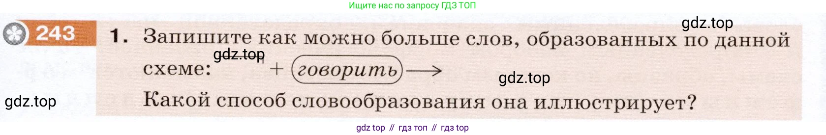 ГДЗ Русский язык, 5 класс Учебник, авторы: Разумовская Маргарита Михайловна, Львова Светлана Ивановна, Капинос Валентина Ивановна, Львов Валентин Витальевич, Богданова Галина Александровна, Тронина Татьяна Сергеевна, Сергеева Наталья Николаевна, издательство Дрофа, Москва, 2019 - 2022, белого цвета, Часть 1, страница 81, номер 243, Условие