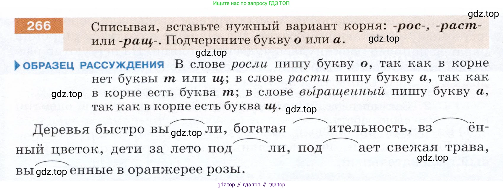 ГДЗ Русский язык, 5 класс Учебник, авторы: Разумовская Маргарита Михайловна, Львова Светлана Ивановна, Капинос Валентина Ивановна, Львов Валентин Витальевич, Богданова Галина Александровна, Тронина Татьяна Сергеевна, Сергеева Наталья Николаевна, издательство Дрофа, Москва, 2019 - 2022, белого цвета, Часть 1, страница 88, номер 266, Условие