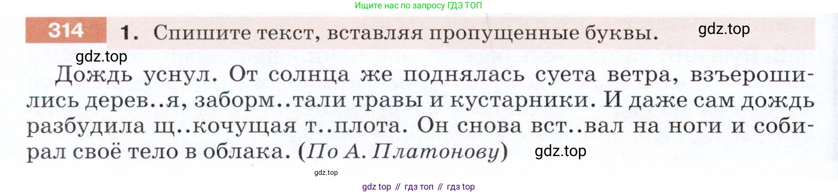 ГДЗ Русский язык, 5 класс Учебник, авторы: Разумовская Маргарита Михайловна, Львова Светлана Ивановна, Капинос Валентина Ивановна, Львов Валентин Витальевич, Богданова Галина Александровна, Тронина Татьяна Сергеевна, Сергеева Наталья Николаевна, издательство Дрофа, Москва, 2019 - 2022, белого цвета, Часть 1, страница 102, номер 314, Условие