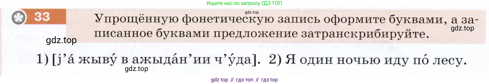 ГДЗ Русский язык, 5 класс Учебник, авторы: Разумовская Маргарита Михайловна, Львова Светлана Ивановна, Капинос Валентина Ивановна, Львов Валентин Витальевич, Богданова Галина Александровна, Тронина Татьяна Сергеевна, Сергеева Наталья Николаевна, издательство Дрофа, Москва, 2019 - 2022, белого цвета, Часть 1, страница 16, номер 33, Условие