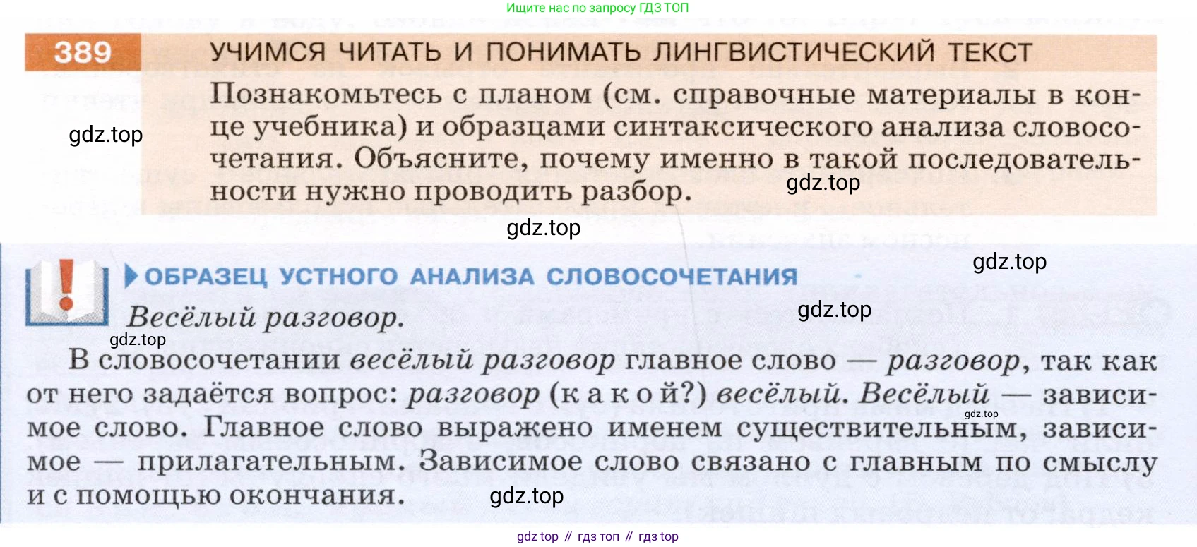ГДЗ Русский язык, 5 класс Учебник, авторы: Разумовская Маргарита Михайловна, Львова Светлана Ивановна, Капинос Валентина Ивановна, Львов Валентин Витальевич, Богданова Галина Александровна, Тронина Татьяна Сергеевна, Сергеева Наталья Николаевна, издательство Дрофа, Москва, 2019 - 2022, белого цвета, Часть 2, страница 10, номер 389, Условие