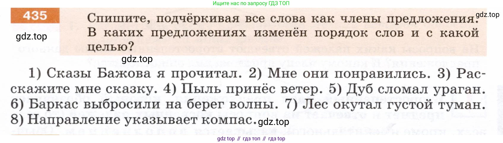 ГДЗ Русский язык, 5 класс Учебник, авторы: Разумовская Маргарита Михайловна, Львова Светлана Ивановна, Капинос Валентина Ивановна, Львов Валентин Витальевич, Богданова Галина Александровна, Тронина Татьяна Сергеевна, Сергеева Наталья Николаевна, издательство Дрофа, Москва, 2019 - 2022, белого цвета, Часть 2, страница 26, номер 435, Условие