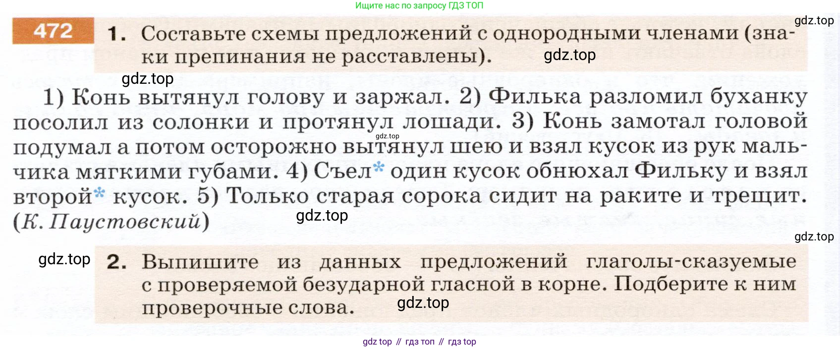 ГДЗ Русский язык, 5 класс Учебник, авторы: Разумовская Маргарита Михайловна, Львова Светлана Ивановна, Капинос Валентина Ивановна, Львов Валентин Витальевич, Богданова Галина Александровна, Тронина Татьяна Сергеевна, Сергеева Наталья Николаевна, издательство Дрофа, Москва, 2019 - 2022, белого цвета, Часть 2, страница 36, номер 472, Условие
