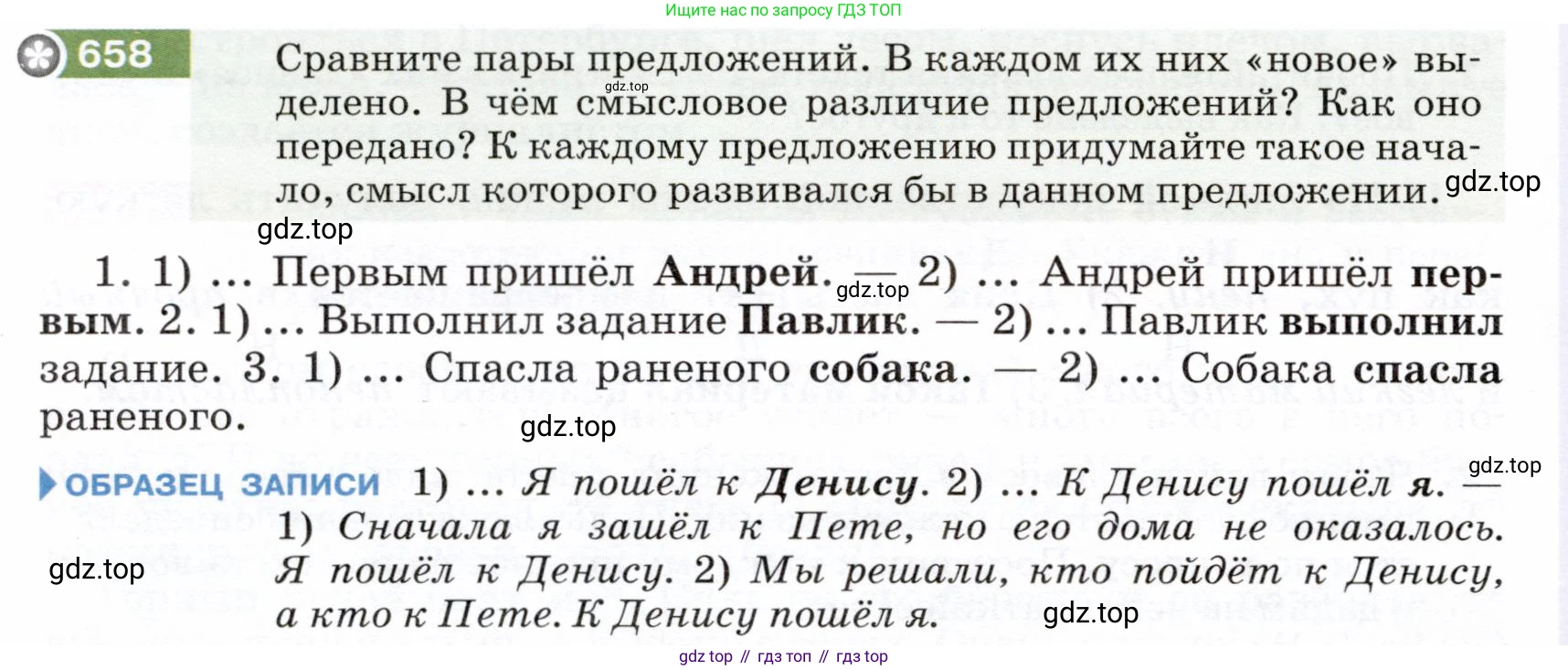 ГДЗ Русский язык, 5 класс Учебник, авторы: Разумовская Маргарита Михайловна, Львова Светлана Ивановна, Капинос Валентина Ивановна, Львов Валентин Витальевич, Богданова Галина Александровна, Тронина Татьяна Сергеевна, Сергеева Наталья Николаевна, издательство Дрофа, Москва, 2019 - 2022, белого цвета, Часть 2, страница 94, номер 658, Условие