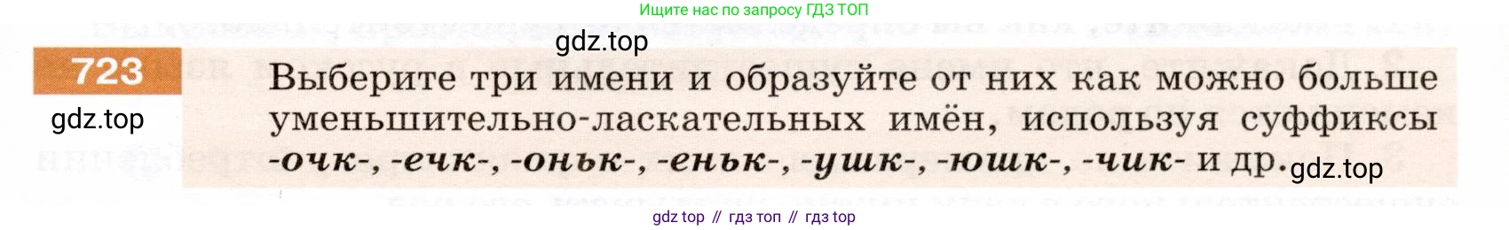 ГДЗ Русский язык, 5 класс Учебник, авторы: Разумовская Маргарита Михайловна, Львова Светлана Ивановна, Капинос Валентина Ивановна, Львов Валентин Витальевич, Богданова Галина Александровна, Тронина Татьяна Сергеевна, Сергеева Наталья Николаевна, издательство Дрофа, Москва, 2019 - 2022, белого цвета, Часть 2, страница 115, номер 723, Условие