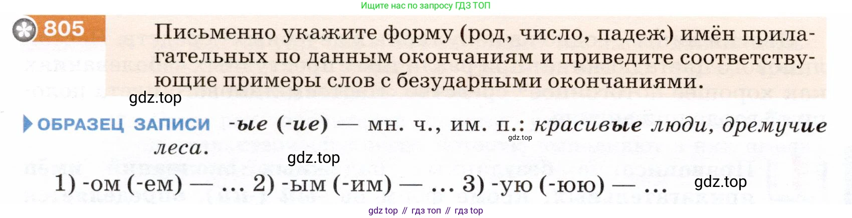 ГДЗ Русский язык, 5 класс Учебник, авторы: Разумовская Маргарита Михайловна, Львова Светлана Ивановна, Капинос Валентина Ивановна, Львов Валентин Витальевич, Богданова Галина Александровна, Тронина Татьяна Сергеевна, Сергеева Наталья Николаевна, издательство Дрофа, Москва, 2019 - 2022, белого цвета, Часть 2, страница 142, номер 805, Условие
