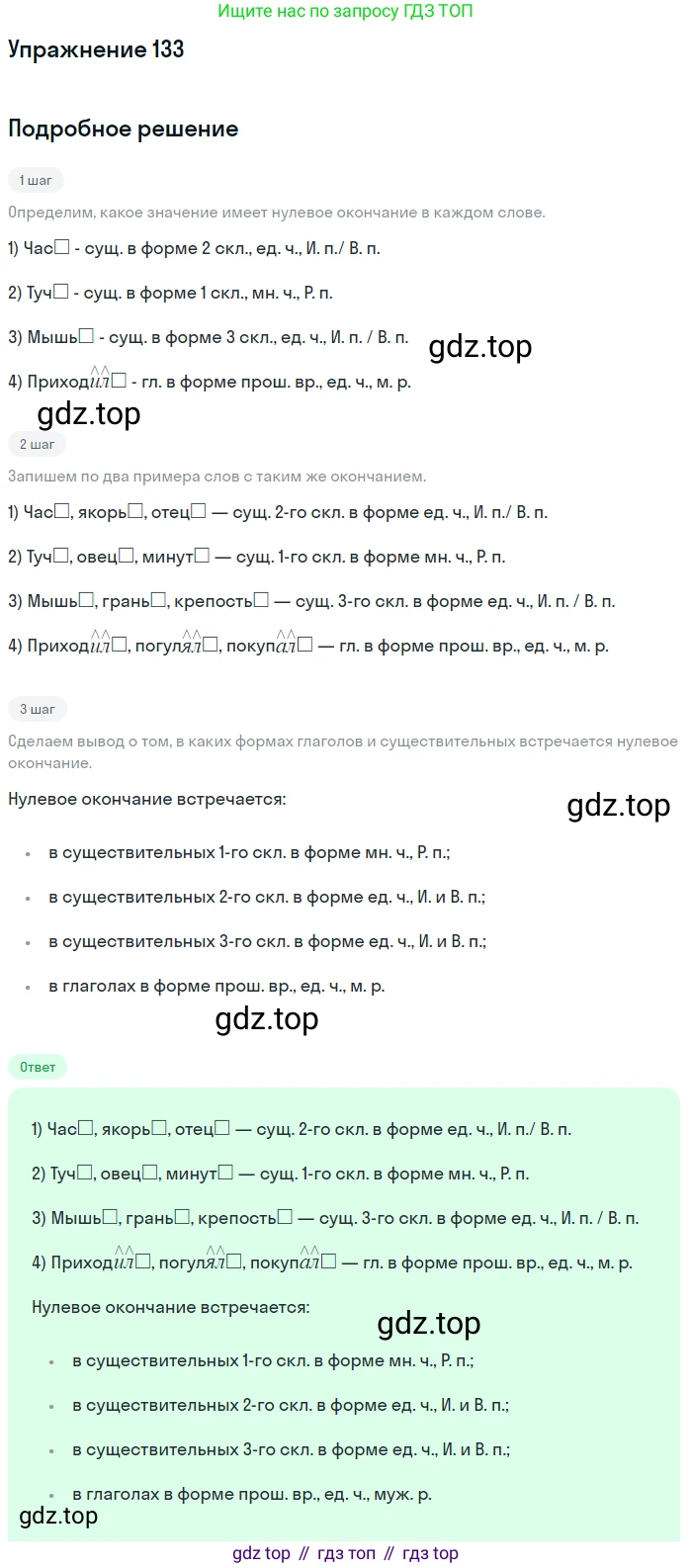 ГДЗ Русский язык, 5 класс Учебник, авторы: Разумовская Маргарита Михайловна, Львова Светлана Ивановна, Капинос Валентина Ивановна, Львов Валентин Витальевич, Богданова Галина Александровна, Тронина Татьяна Сергеевна, Сергеева Наталья Николаевна, издательство Дрофа, Москва, 2019 - 2022, белого цвета, Часть 1, страница 47, номер 133, Решение 1