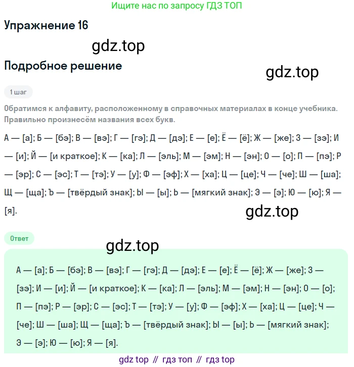 ГДЗ Русский язык, 5 класс Учебник, авторы: Разумовская Маргарита Михайловна, Львова Светлана Ивановна, Капинос Валентина Ивановна, Львов Валентин Витальевич, Богданова Галина Александровна, Тронина Татьяна Сергеевна, Сергеева Наталья Николаевна, издательство Дрофа, Москва, 2019 - 2022, белого цвета, Часть 1, страница 13, номер 16, Решение 1