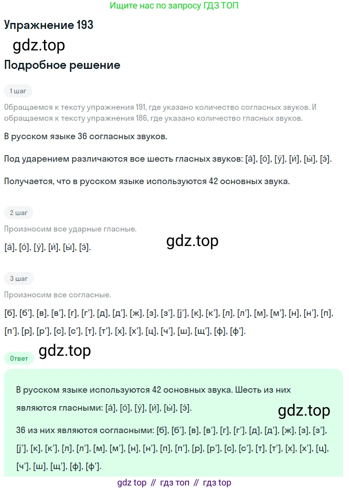 ГДЗ Русский язык, 5 класс Учебник, авторы: Разумовская Маргарита Михайловна, Львова Светлана Ивановна, Капинос Валентина Ивановна, Львов Валентин Витальевич, Богданова Галина Александровна, Тронина Татьяна Сергеевна, Сергеева Наталья Николаевна, издательство Дрофа, Москва, 2019 - 2022, белого цвета, Часть 1, страница 68, номер 193, Решение 1