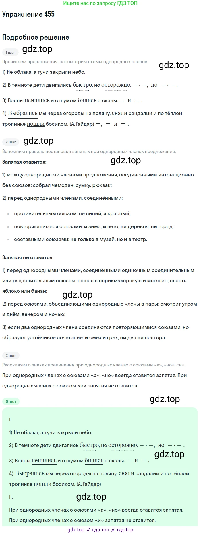 ГДЗ Русский язык, 5 класс Учебник, авторы: Разумовская Маргарита Михайловна, Львова Светлана Ивановна, Капинос Валентина Ивановна, Львов Валентин Витальевич, Богданова Галина Александровна, Тронина Татьяна Сергеевна, Сергеева Наталья Николаевна, издательство Дрофа, Москва, 2019 - 2022, белого цвета, Часть 2, страница 32, номер 455, Решение 1