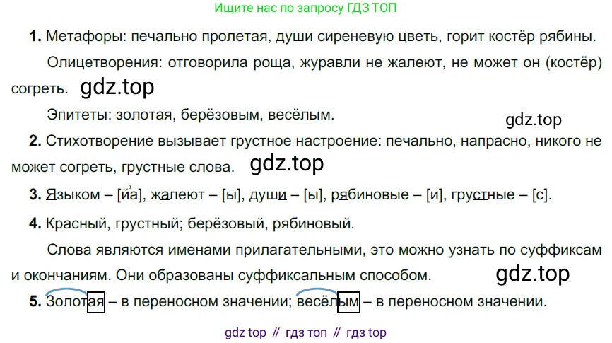 ГДЗ Русский язык, 5 класс Учебник, авторы: Разумовская Маргарита Михайловна, Львова Светлана Ивановна, Капинос Валентина Ивановна, Львов Валентин Витальевич, Богданова Галина Александровна, Тронина Татьяна Сергеевна, Сергеева Наталья Николаевна, издательство Дрофа, Москва, 2019 - 2022, белого цвета, Часть 1, страница 104, номер 317, Решение 2