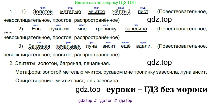 ГДЗ Русский язык, 5 класс Учебник, авторы: Разумовская Маргарита Михайловна, Львова Светлана Ивановна, Капинос Валентина Ивановна, Львов Валентин Витальевич, Богданова Галина Александровна, Тронина Татьяна Сергеевна, Сергеева Наталья Николаевна, издательство Дрофа, Москва, 2019 - 2022, белого цвета, Часть 2, страница 44, номер 501, Решение 2