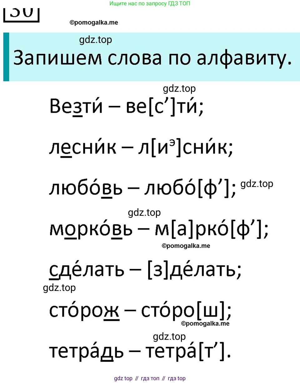 ГДЗ Русский язык, 5 класс Учебник, авторы: Разумовская Маргарита Михайловна, Львова Светлана Ивановна, Капинос Валентина Ивановна, Львов Валентин Витальевич, Богданова Галина Александровна, Тронина Татьяна Сергеевна, Сергеева Наталья Николаевна, издательство Дрофа, Москва, 2019 - 2022, белого цвета, Часть 1, страница 16, номер 30, Решение 3