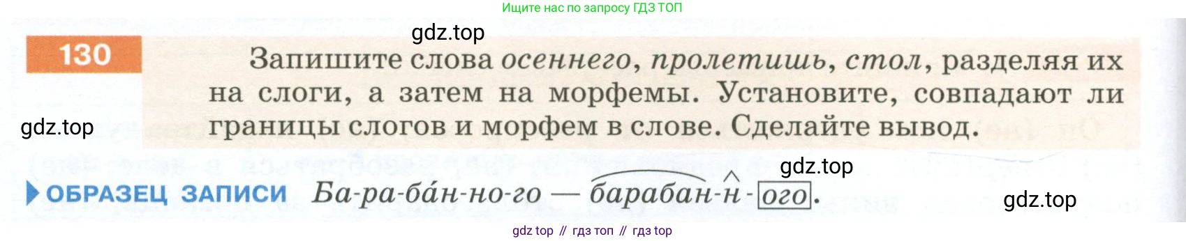 ГДЗ Русский язык, 5 класс Учебник, авторы: Разумовская Маргарита Михайловна, Львова Светлана Ивановна, Капинос Валентина Ивановна, Львов Валентин Витальевич, Богданова Галина Александровна, Тронина Татьяна Сергеевна, Сергеева Наталья Николаевна, издательство Просвещение, Москва, 2023, белого цвета, Часть 1, страница 50, номер 130, Условие 2023