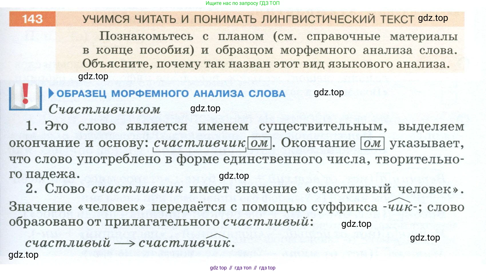 ГДЗ Русский язык, 5 класс Учебник, авторы: Разумовская Маргарита Михайловна, Львова Светлана Ивановна, Капинос Валентина Ивановна, Львов Валентин Витальевич, Богданова Галина Александровна, Тронина Татьяна Сергеевна, Сергеева Наталья Николаевна, издательство Просвещение, Москва, 2023, белого цвета, Часть 1, страница 53, номер 143, Условие 2023